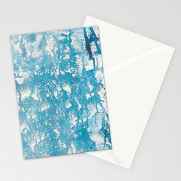 Old wall cerulean colour Stationery Card