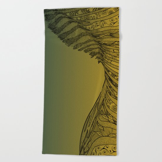 Zebra Design Beach Towel