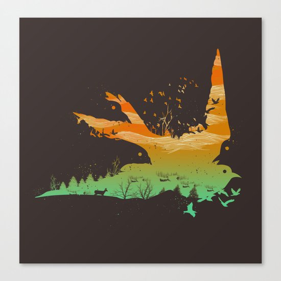 Fly Away Home Canvas Print