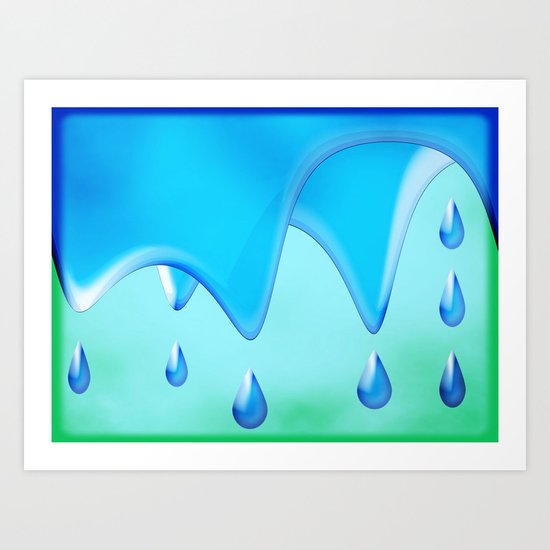 Splish Splash Art Print