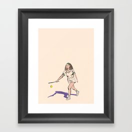 Tennis.  Framed Art Print
