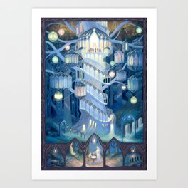 Elven City Art Print