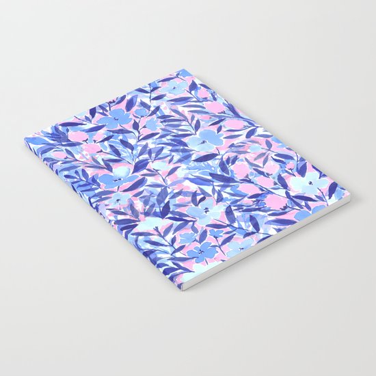 Nonchalant Blue Notebook