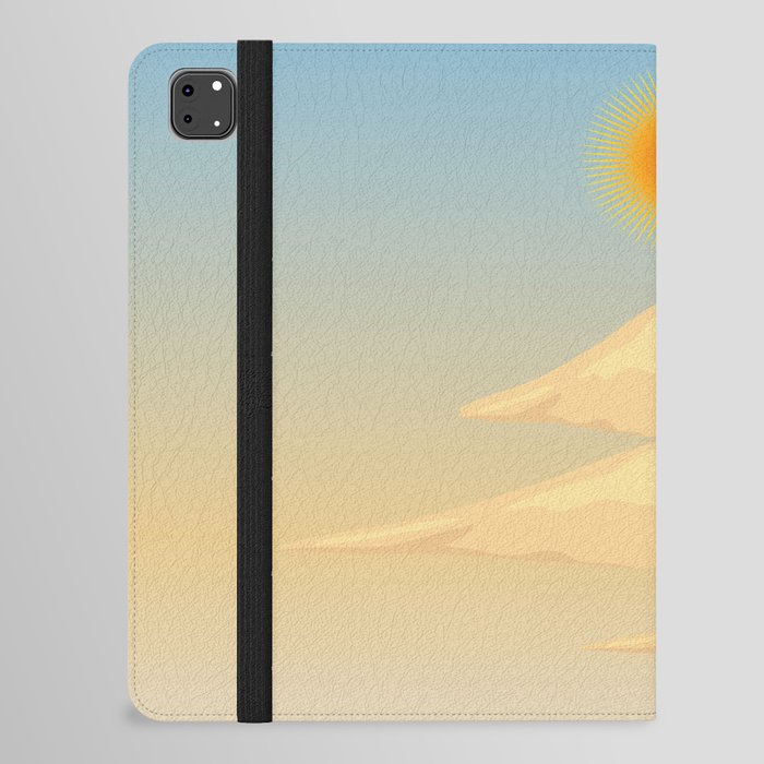 live by the sun and sand,For nature lovers, especially the picturesque desert areas iPad Folio Case
