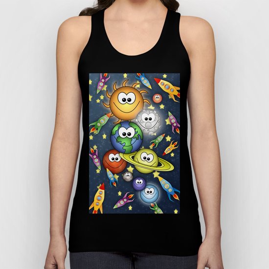Solar Spaced Out. Unisex Tank Top