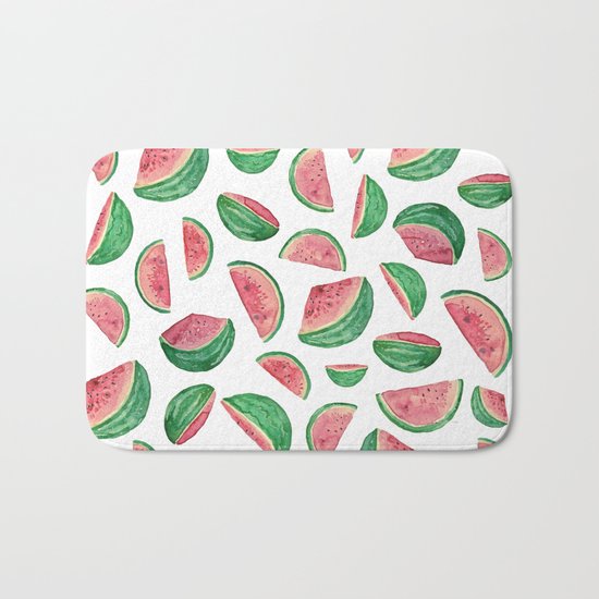 watermelon pattern Bath Mat
