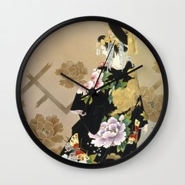 Haruyo Morita - Echigo Dojouji Wall Clock | Painting 