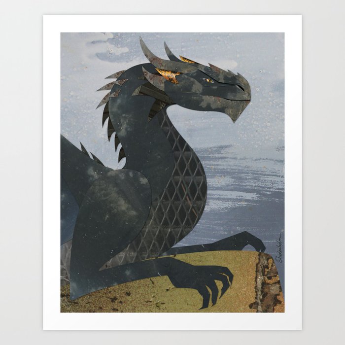 The Dragon (Part of the Fantasy Series) Art Print