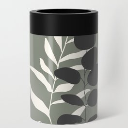 Leaf Duo on Green Can Cooler