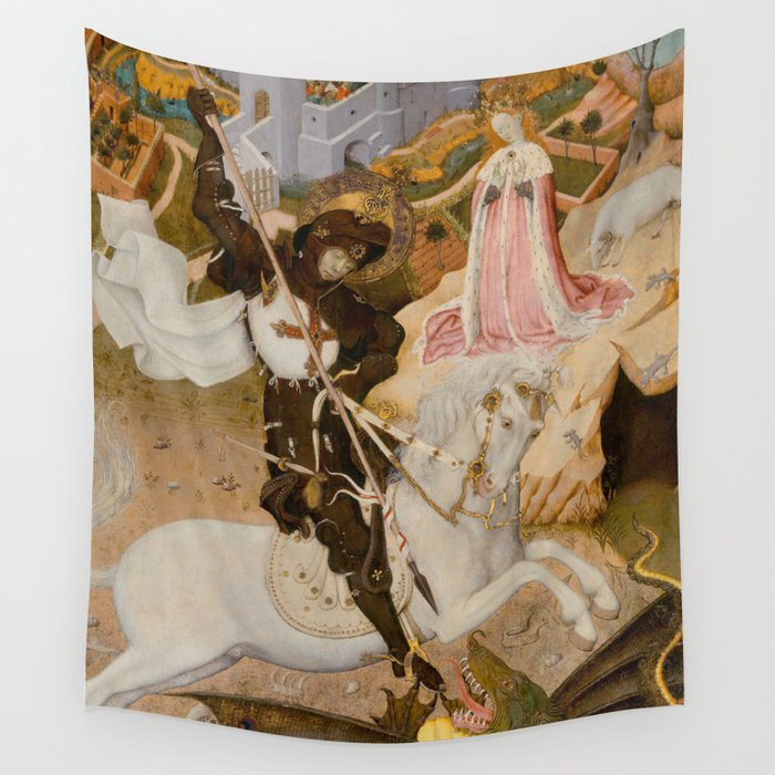 Medieval discount dragon tapestry
