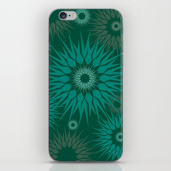 Dark Spiky Burst iPhone & iPod Skin