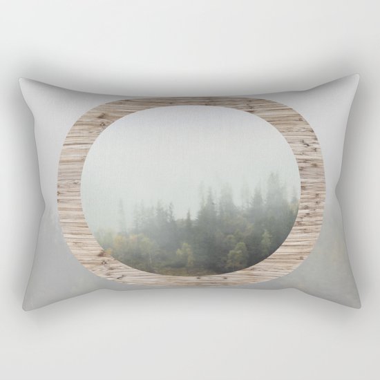 At the still point of the turning world. Rectangular Pillow