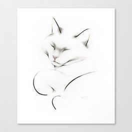 Cuddly Cat Canvas Print