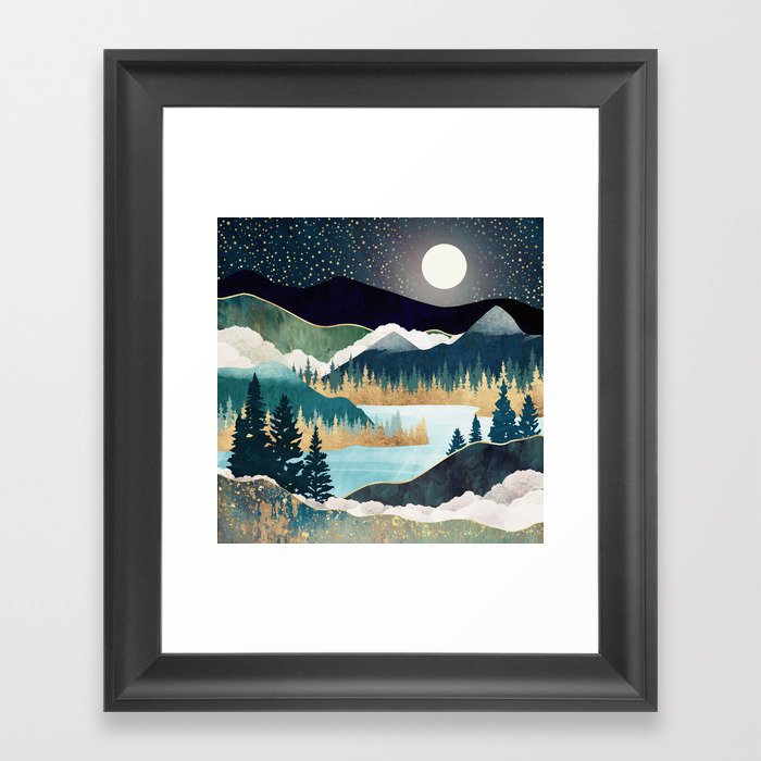 Star Lake Framed Art Print