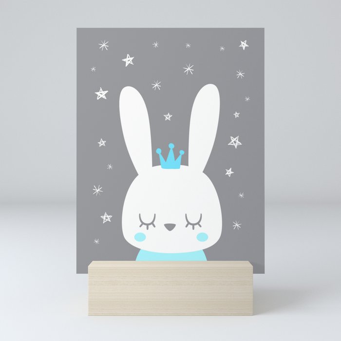 Royal Bunny II Mini Art Print