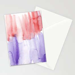 31   Abstract Expressionism Watercolor Painting 220331 Minimalist Art Valourine Original  Stationery Card
