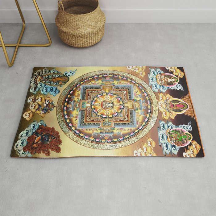 Hindu Buddhist Mandala 20 Rug