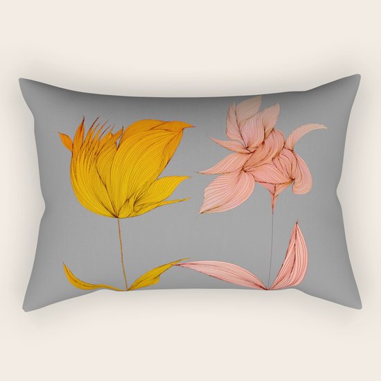 Flowers Rectangular Pillow