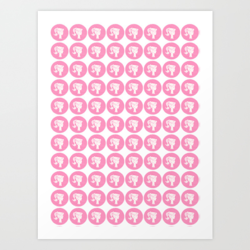 vintage barbie art prints