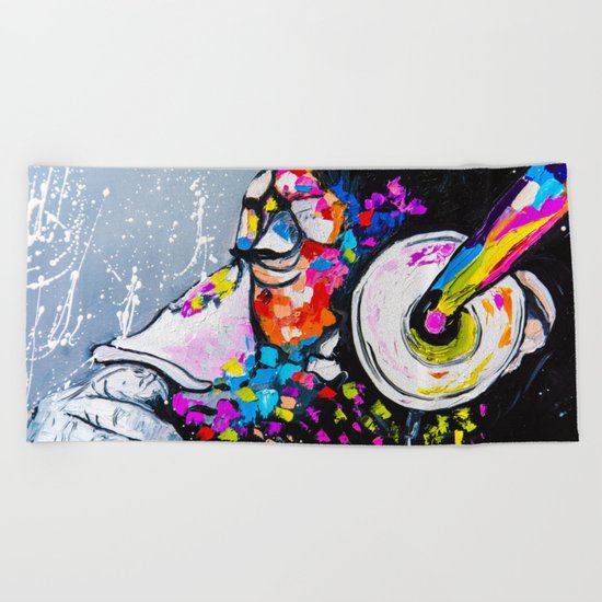 Don't disturb me! Beach Towel
