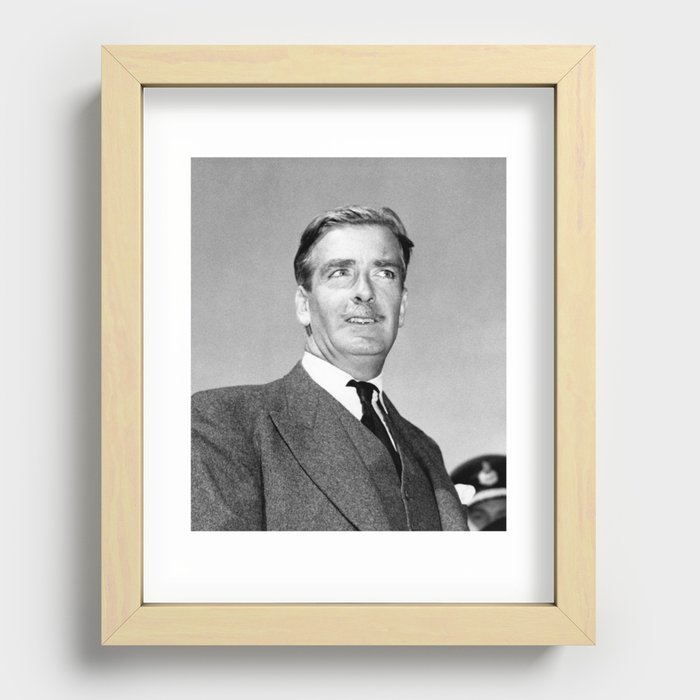 Anthony Eden Portrait - Potsdam Conference 1945 Recessed Framed Print