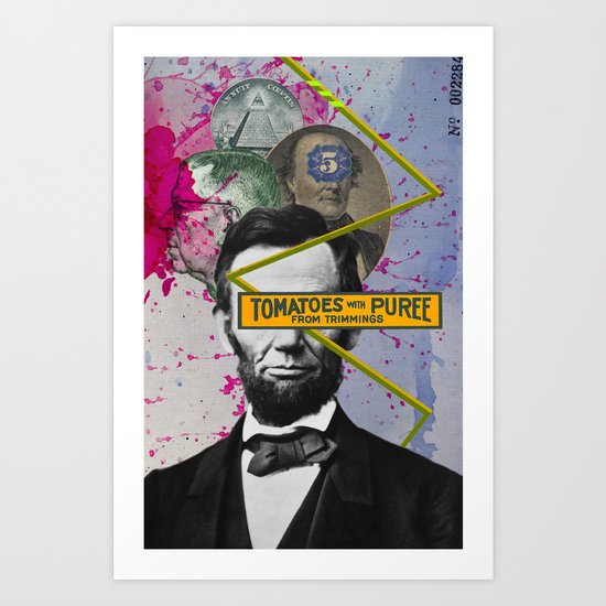 Public Figures - Lincoln Art Print