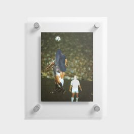 soon to be Olympic synchronous head jumping Floating Acrylic Print