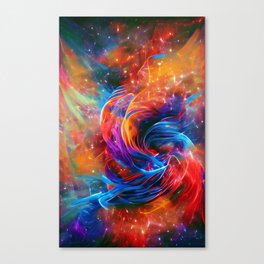 The fabric of space time  Canvas Print