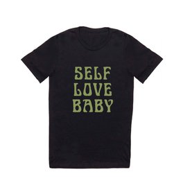 Self Love Baby Cream & Green T Shirt