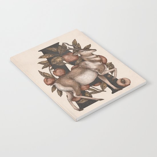 Letter A: Antelope & Apricots Notebook