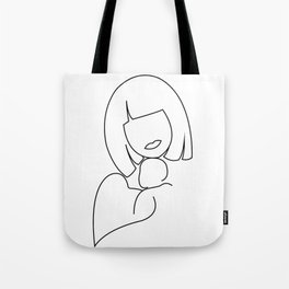 Mother and baby Tote Bag