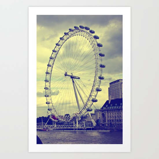 The London Eye Art Print