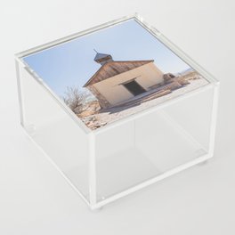 St Agnes Terlingua Texas Photography Acrylic Box