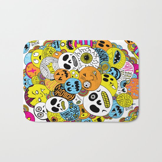 Halloween Print Bath Mat