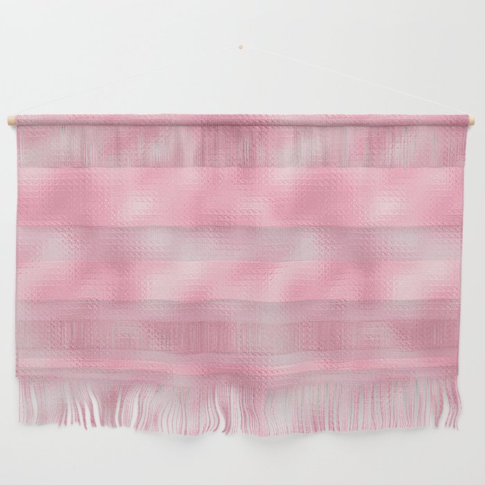 Glam Pink Metallic Texture Wall Hanging