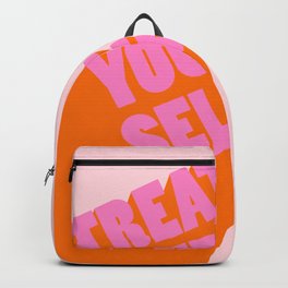 Treat Yourself | Peach Backpack