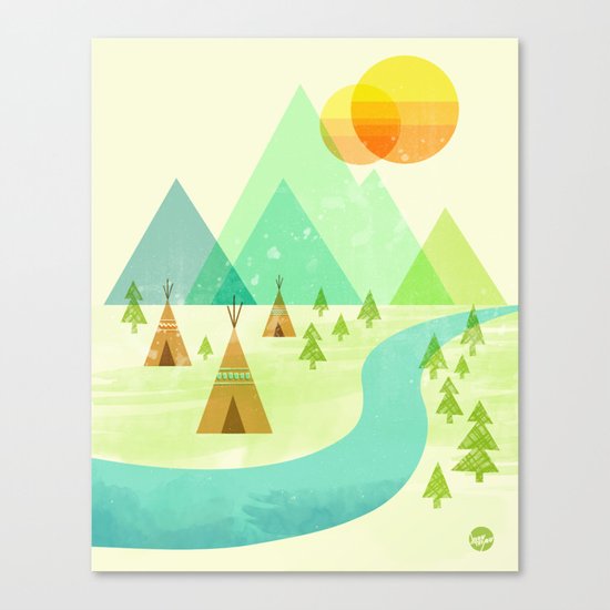 Native Lands Canvas Print