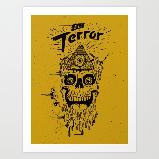 El Terror Art Print