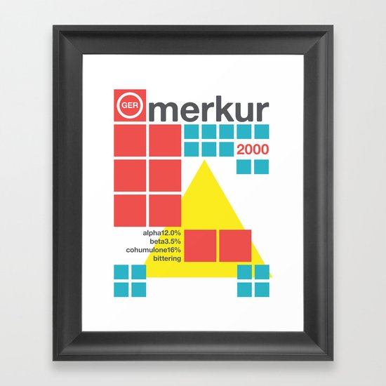 merkur single hop Framed Art Print