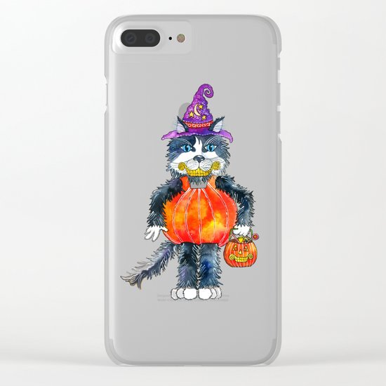 Trick or Treat Clear iPhone Case