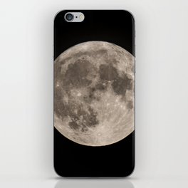 Full moon iPhone Skin