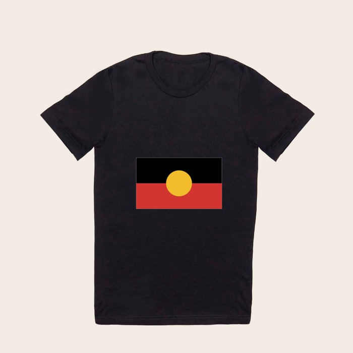 Australian Aboriginal Flag T Shirt by HomeStead Digital Society6