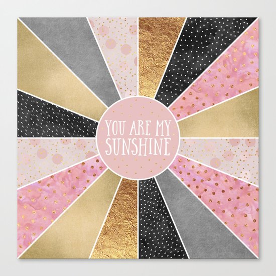 You are my sunshine Canvas Print