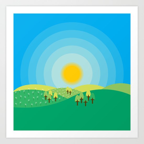 Veranum Art Print