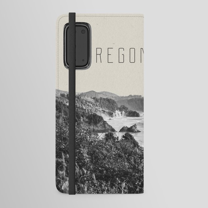 Oreogn Coast Views B&W Android Wallet Case