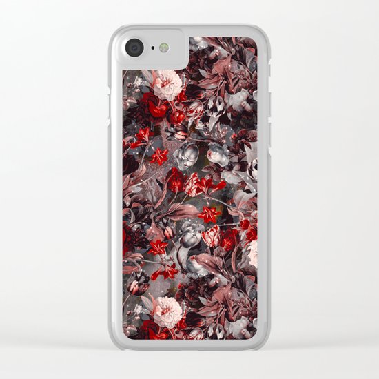 New Year's flowering night Clear iPhone Case