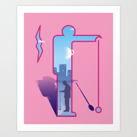 Dimension ~ Sign / Yo-yo Art Print