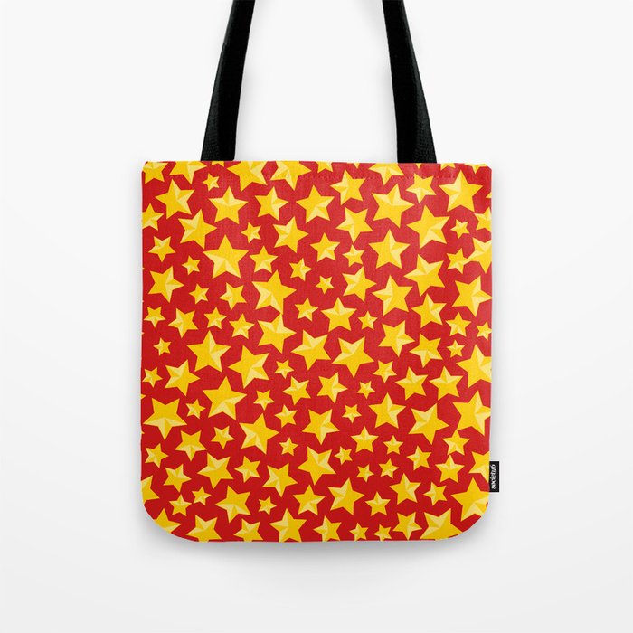 Shiny Stars Pattern Tote Bag