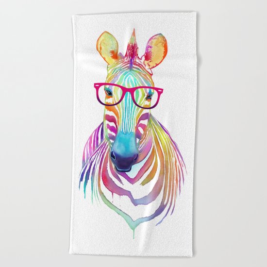Zebra Beach Towel