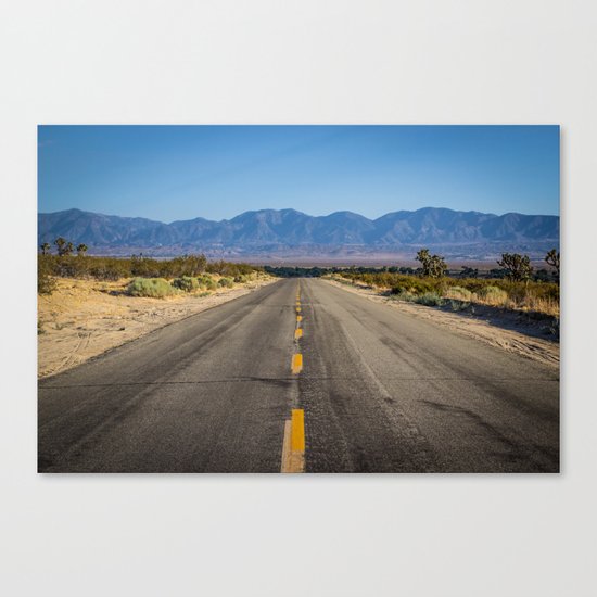 Desert Road Canvas Print